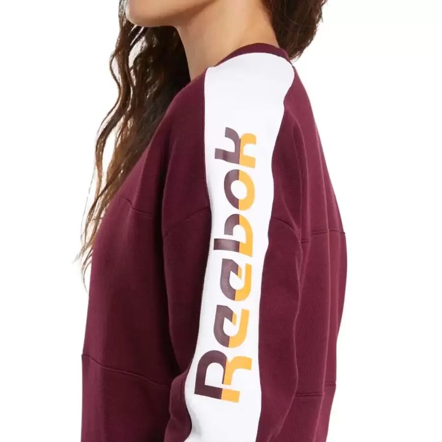 Imagen 2 de 5 de Buzo Reebok Wor Myt Crew-BORDO
