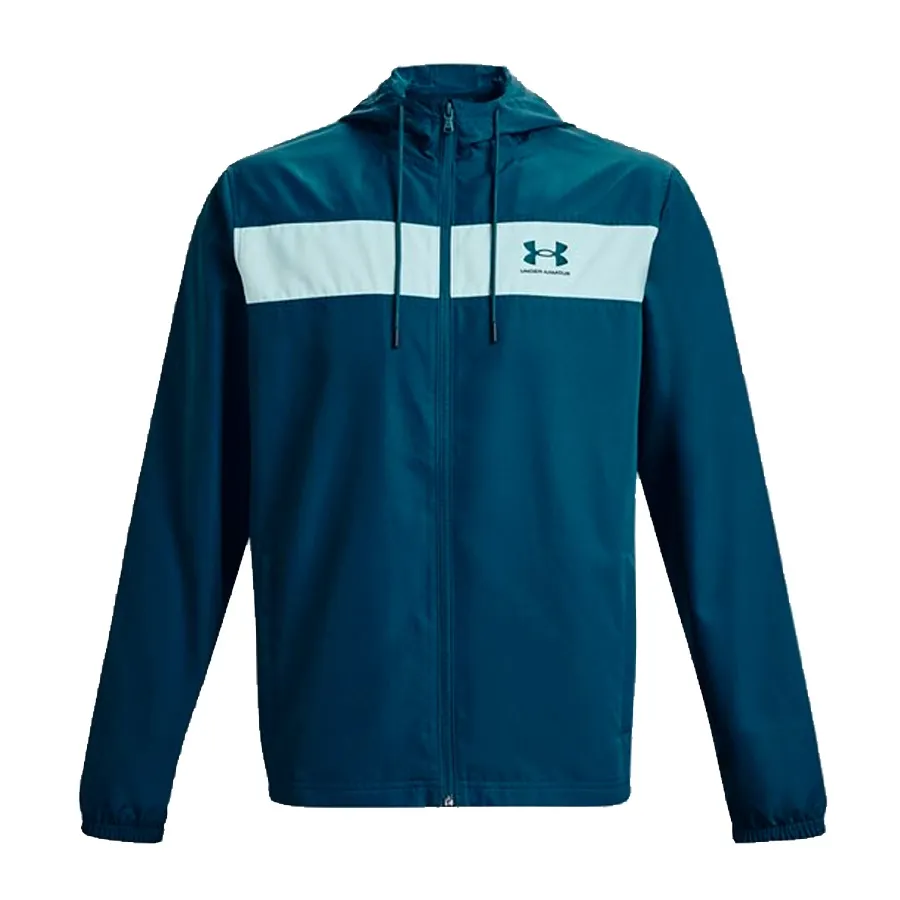 Imagen 3 de 5 de Campera Under Armour Sportstyle Windbreaker-AZUL/TURQUESA