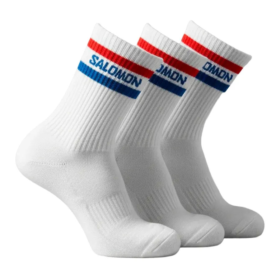 Imagen 0 de 2 de Medias Salomon 365 Crew Tripack-BLANCO