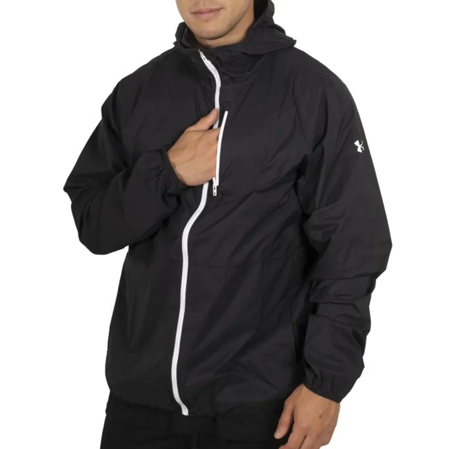 Imagen 3 de 6 de Campera Under Armour Phantom Windbreaker-NEGRO