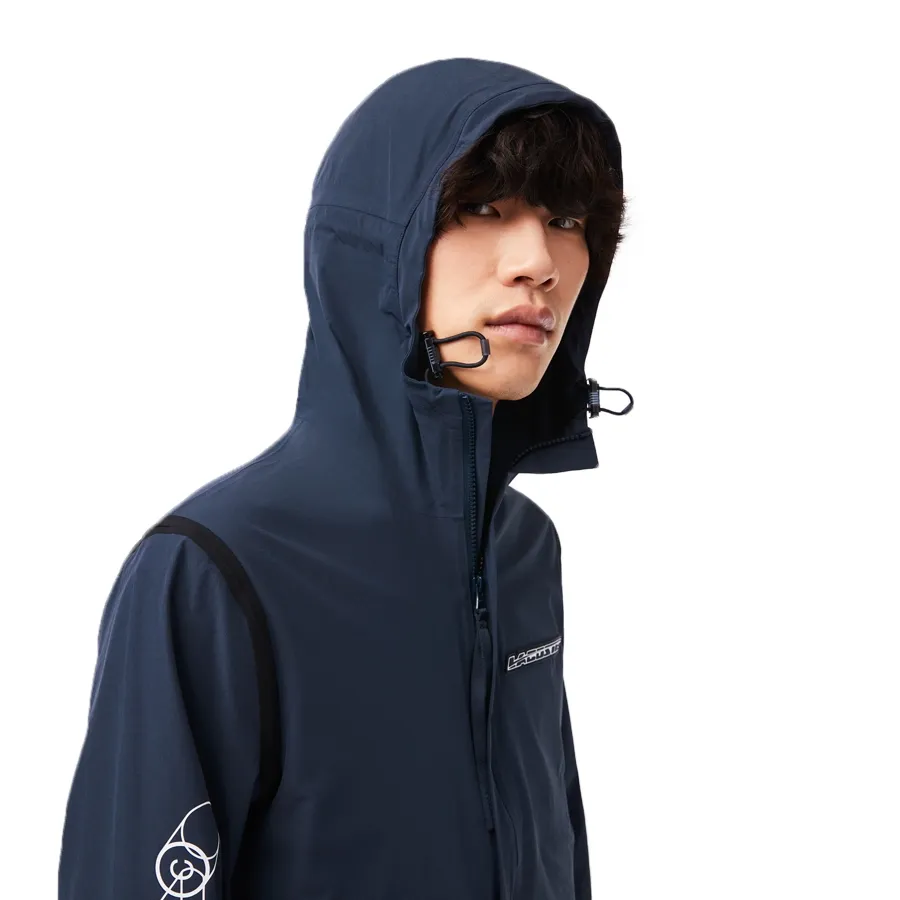 Imagen 4 de 7 de Campera Lacoste streetwear-MARINO/BLANCO