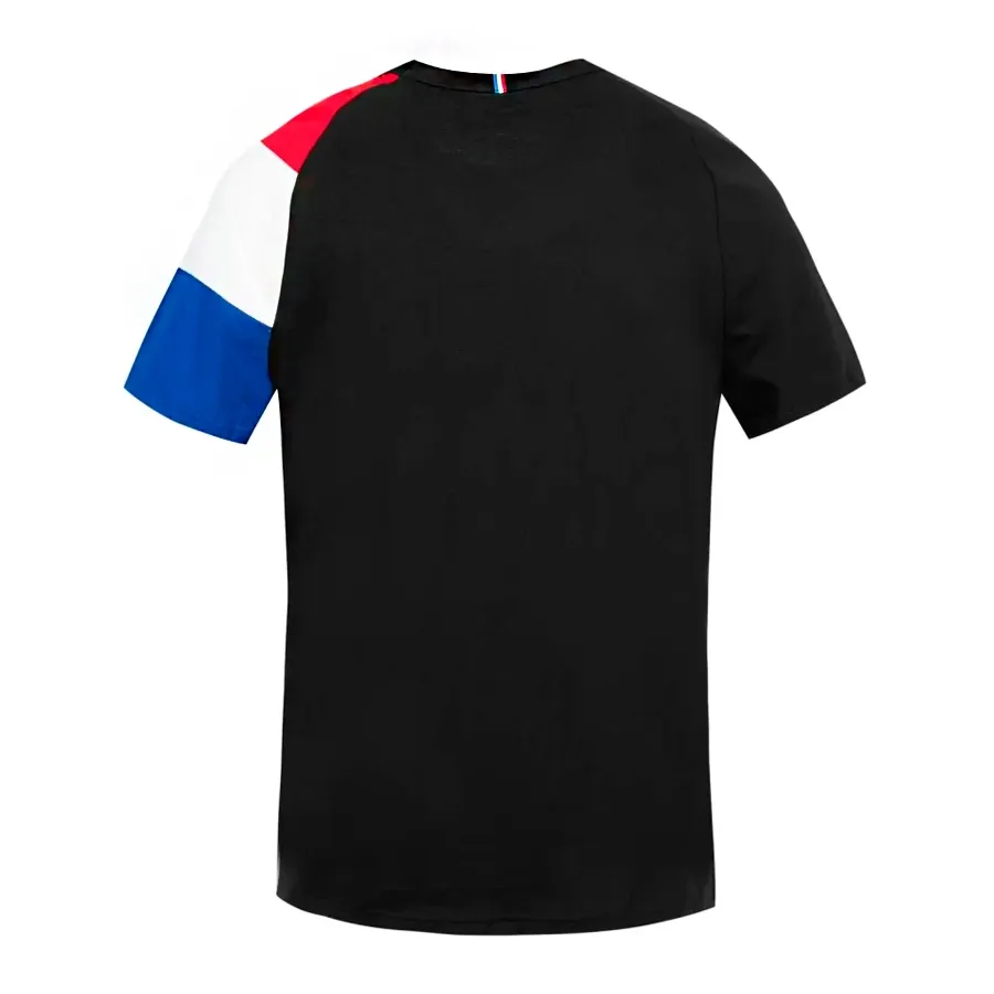 Imagen 1 de 5 de Remera Le Coq Sportif Bat SS Nº1-NEGRO/ROJO