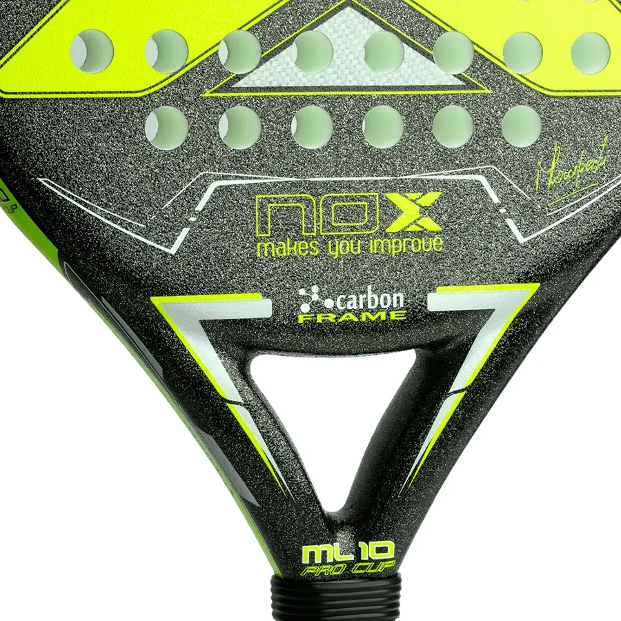 Imagen 4 de 5 de Paleta Nox ML10 Pro Cup Arena-NEGRO/AMARILLO