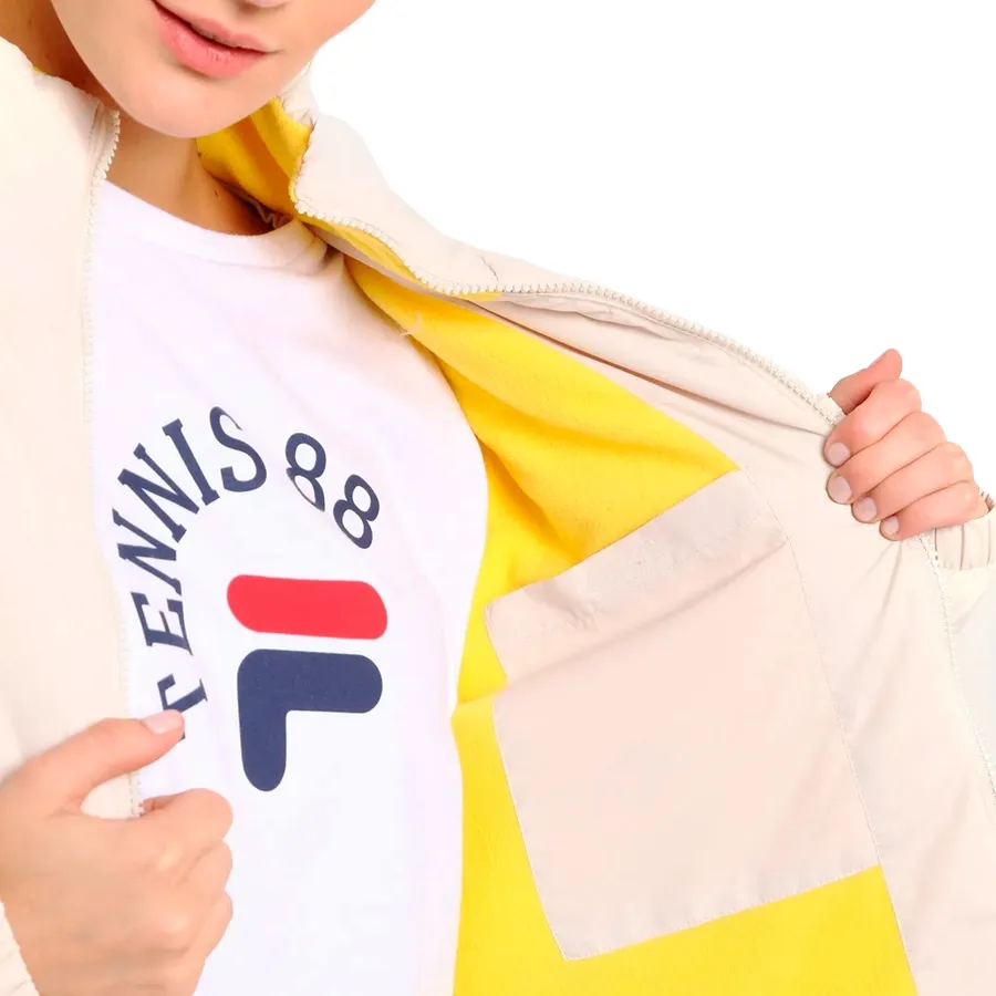 Imagen 5 de 6 de Campera Fila Soft Shine-CREMA