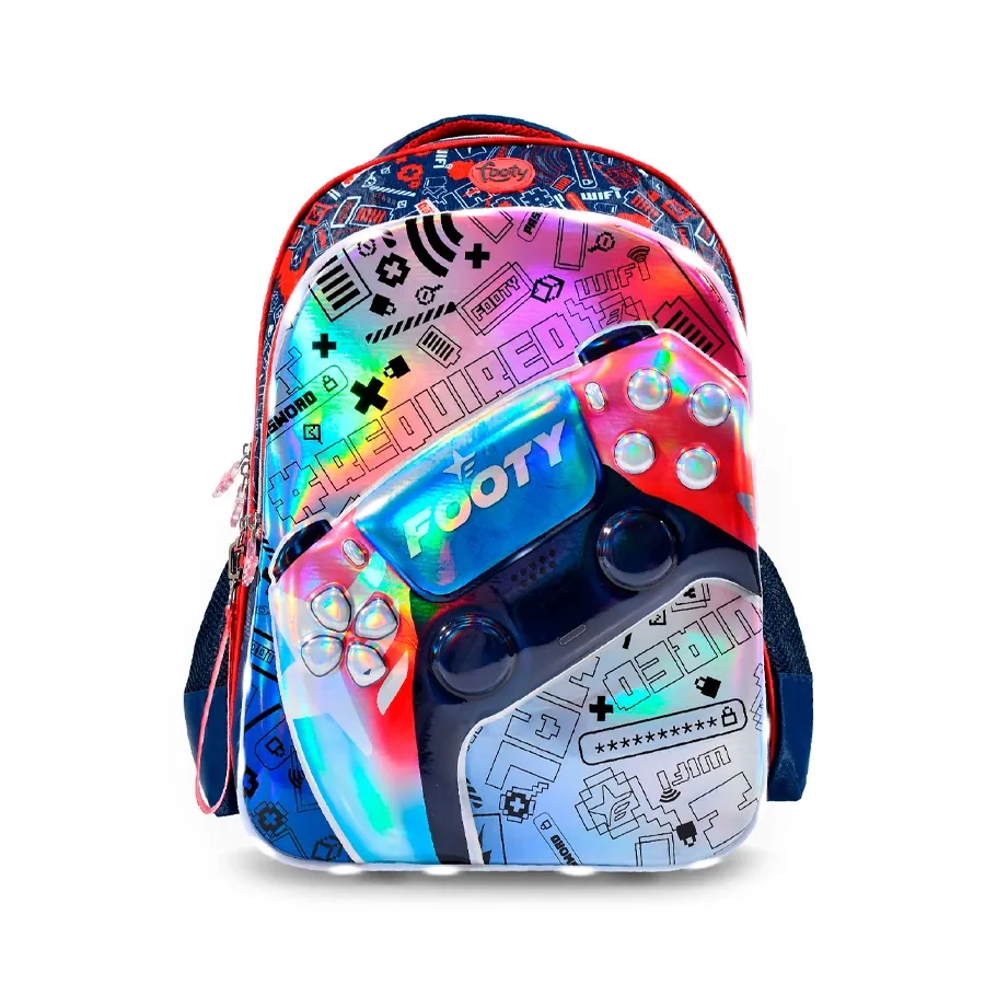 Imagen 0 de 2 de Mochila Footy Espalda 18" Play-MARINO/NEGRO