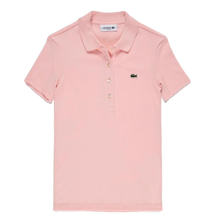 Imagen 0 de 2 de Remera Lacoste Chemise Col Bord Cotes-ROSA