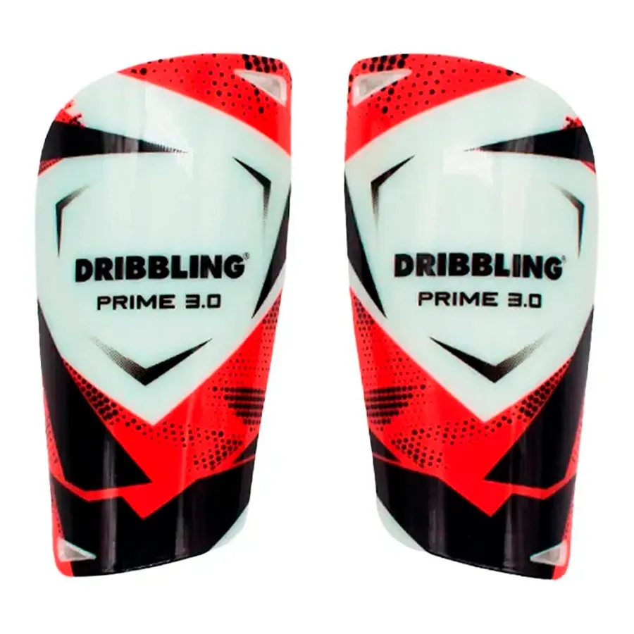 Imagen 0 de 2 de Canilleras DRB Fut Prime 3.0-ROJO/BLANCO/NEGRO