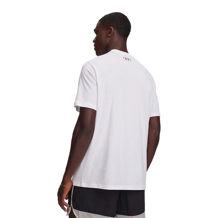 Imagen 1 de 2 de Remera Under Armour Left Chest Logo Sleeve-BLANCO