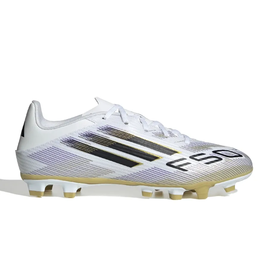 Imagen 0 de 7 de Botines adidas F50 Club Fg-BLANCO/NEGRO/DORADO