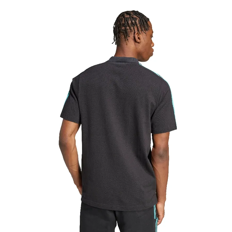 Imagen 1 de 5 de Polo adidas Chomba ADN Mercedes - AMG Petronas Formula Uno Team-NEGRO/TURQUESA