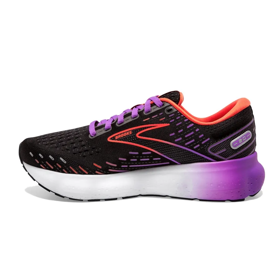 Imagen 3 de 5 de Zapatillas Brooks Glycerin 20-NEGRO/ROJO/LILA