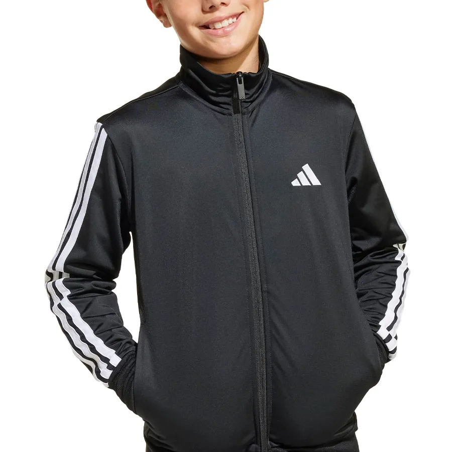 Imagen 5 de 7 de Conjunto adidas Deportivo Essentials Climacool-NEGRO/BLANCO