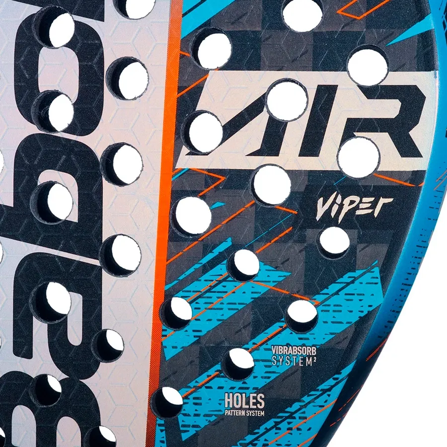 Imagen 3 de 5 de Paleta Babolat Air Viper-CELESTE/NEGRO