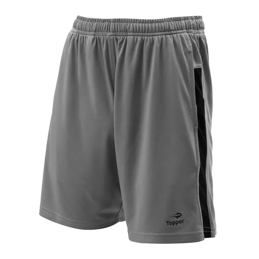 Imagen 0 de 3 de Shorts Topper Poly Line-GRIS