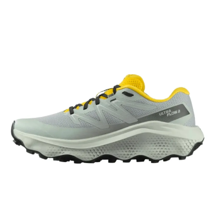 Imagen 2 de 6 de Zapatillas Salomon Ultra Flow 2-GRIS/NEGRO/AMARILLO