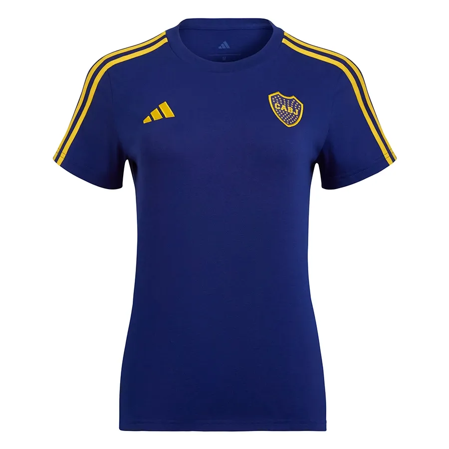 Imagen 0 de 2 de Remera adidas Boca Juniors 3 Stripes Tee-MARINO/AMARILLO