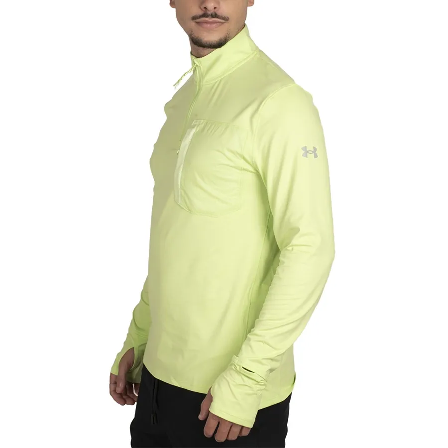 Imagen 1 de 5 de Buzo Under Armour Trail Run Quarter Zip-LIMA