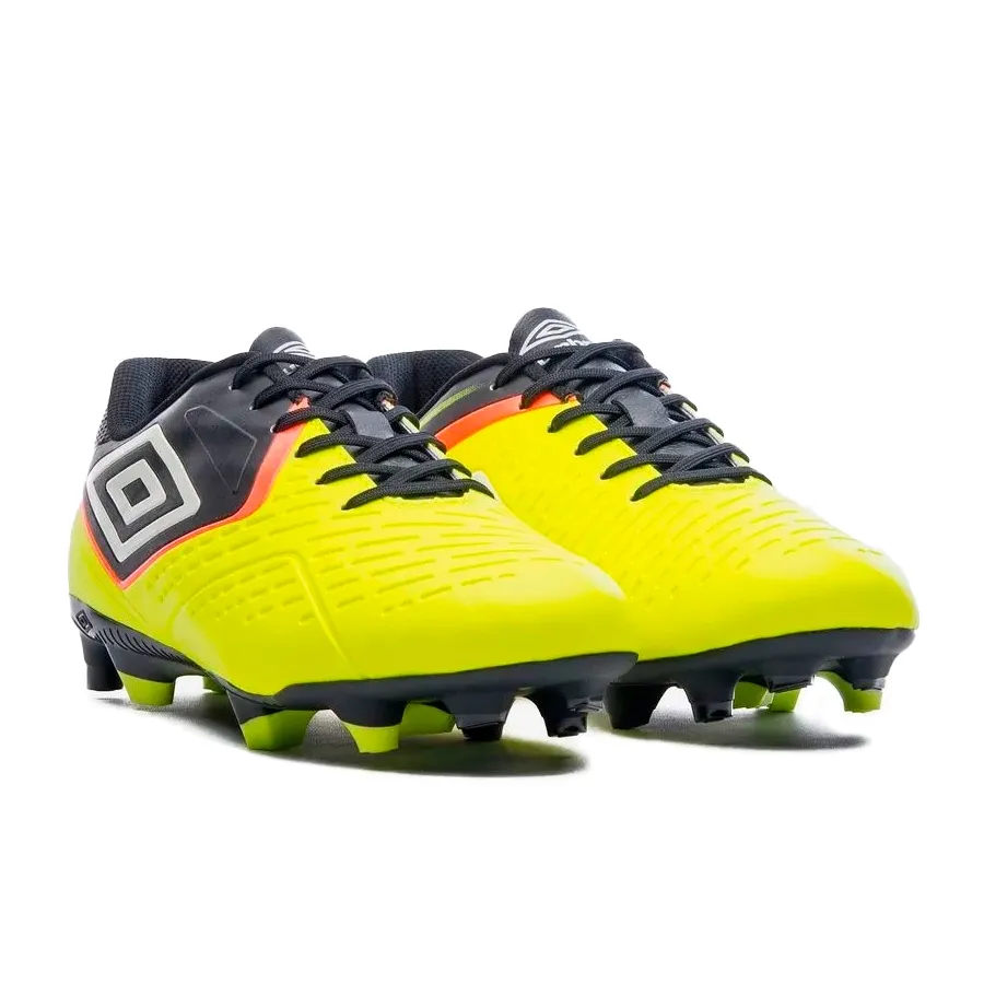 Imagen 2 de 4 de Botines Umbro Campo Score-LIMA/NEGRO/BLANCO
