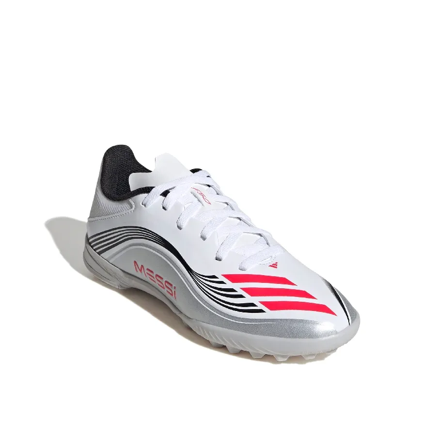 Imagen 1 de 7 de Botines adidas F50 Messi Legue Tf-BLANCO/NEGRO/PLATA