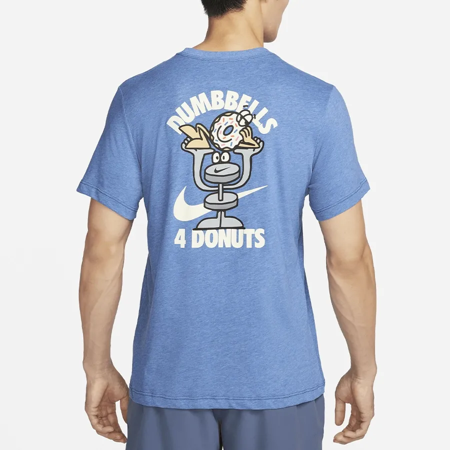 Imagen 1 de 3 de Remera Nike Dri-Fit Tee-AZUL/BLANCO