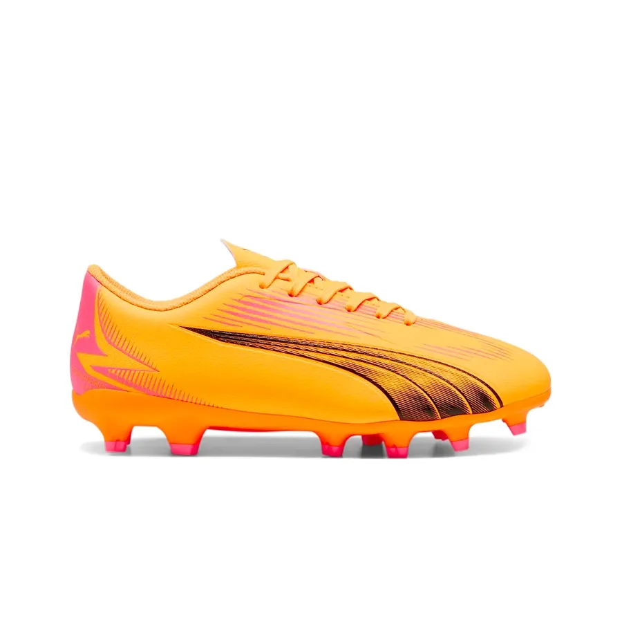 Imagen 0 de 4 de Botines Puma Ultra Play Fg Ag Jr-NARANJA FLUOR/NEGRO/ROSA
