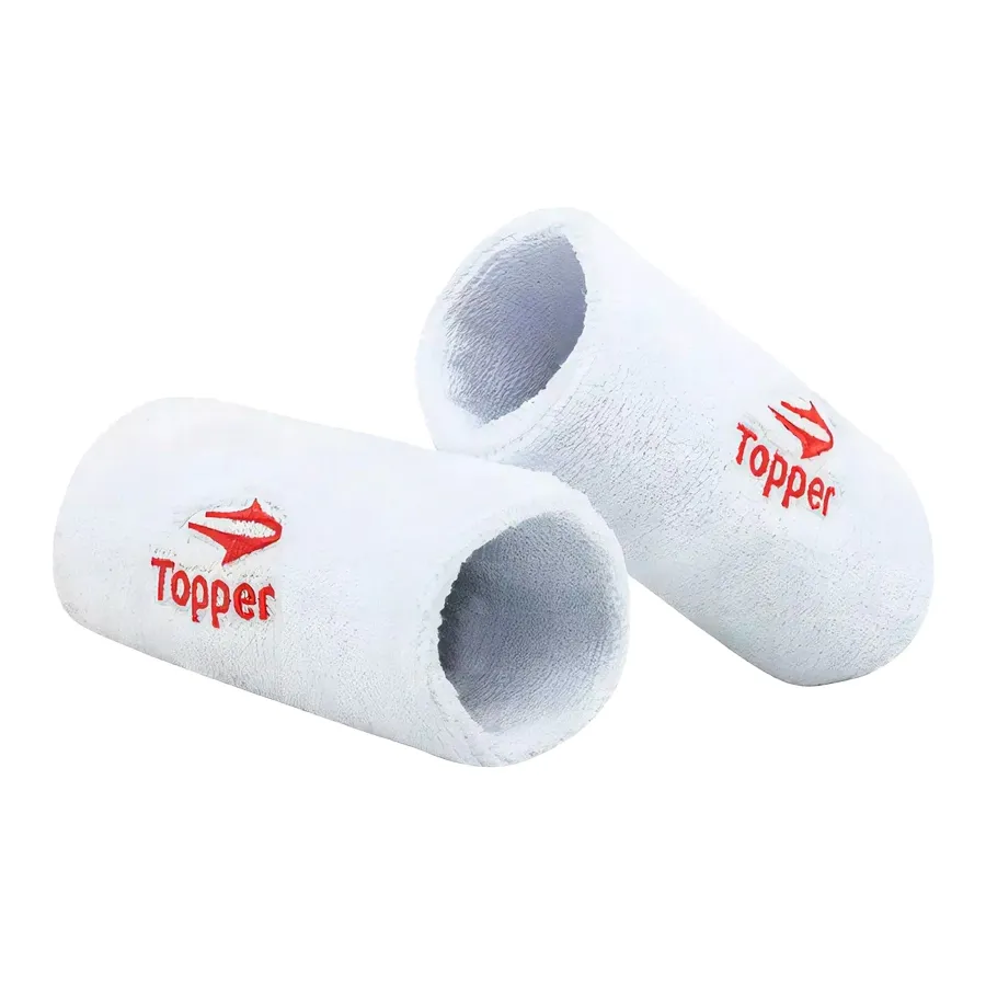 Imagen 1 de 2 de Topper Pack X 2 Muñequeras Trng Larga-BLANCO/ROJO