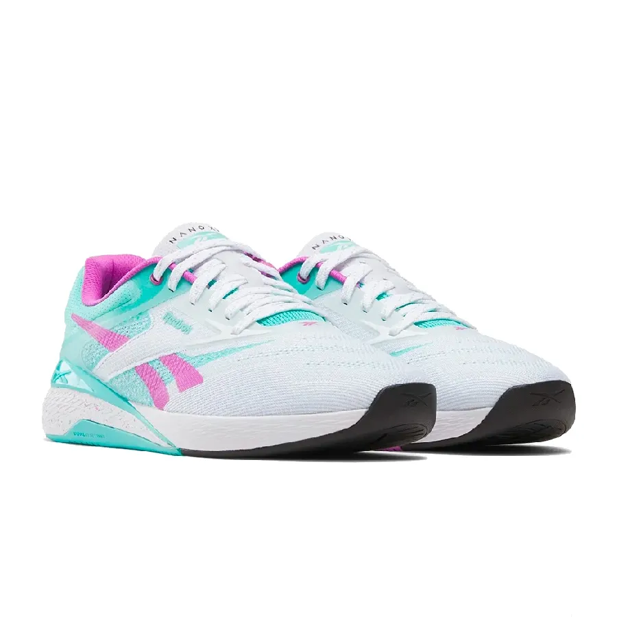 Imagen 1 de 4 de Zapatillas Reebok Nano X5-VERDE AGUA/BLANCO/VIOLETA