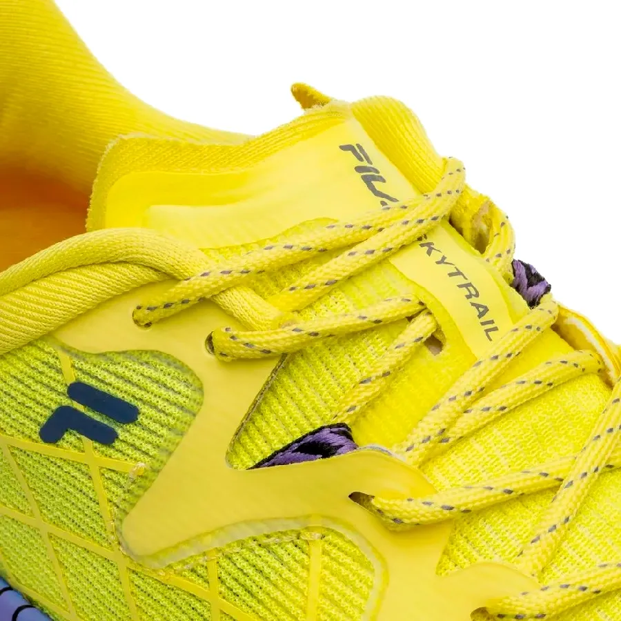 Imagen 4 de 7 de Zapatillas Fila Racer Skytrail-AMARILLO/VERDE AGUA