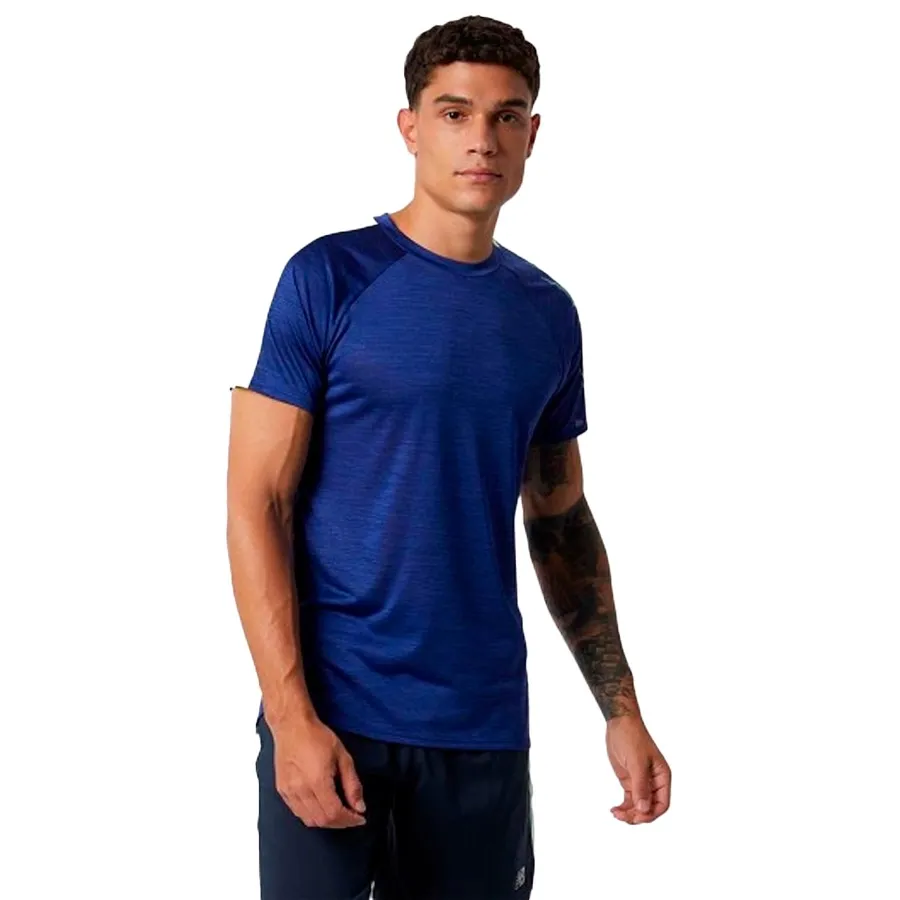 Imagen 0 de 3 de Remera New Balance Printed Fast Flight-MARINO