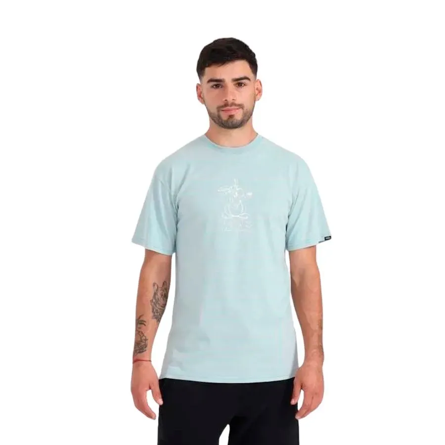 Imagen 0 de 3 de Remera Vans Crazzy Eddy-CELESTE/BLANCO