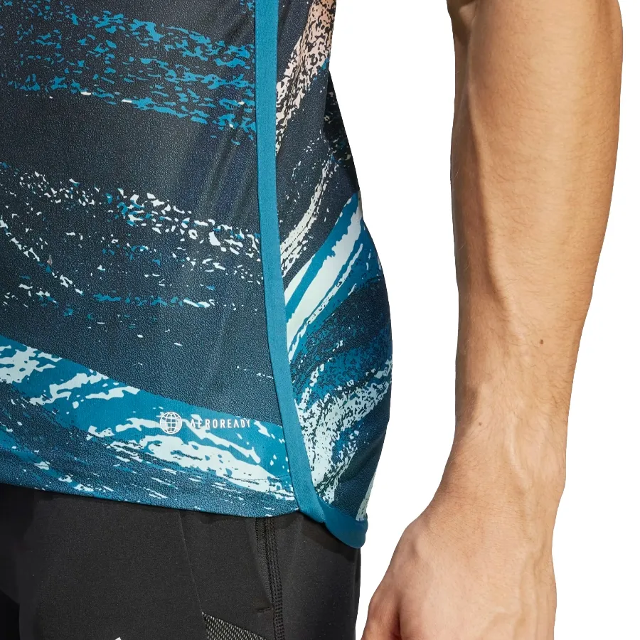 Imagen 7 de 8 de Camiseta adidas Alternativa De La Selección Argentina-NEGRO/TURQUESA/NARANJA