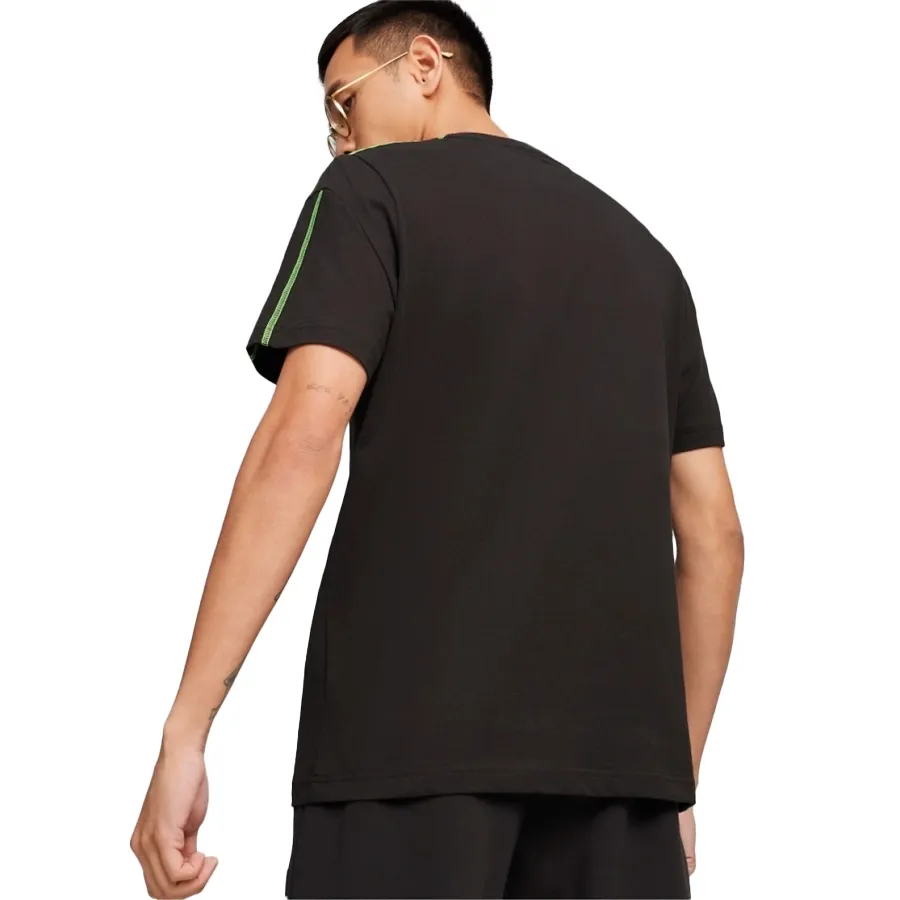 Imagen 3 de 4 de Remera Puma Mercedes Amg Petrona Mt7-NEGRO