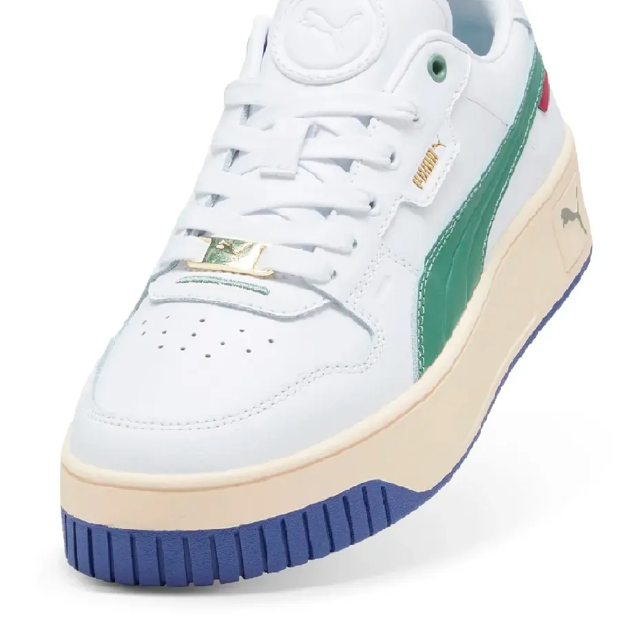 Imagen 4 de 6 de Zapatillas Puma Carina Street Lux-BLANCO/OLIVA