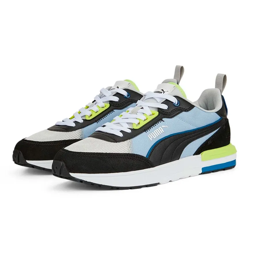 Imagen 1 de 4 de Zapatillas Puma R22-NEGRO/CELESTE/VERDE