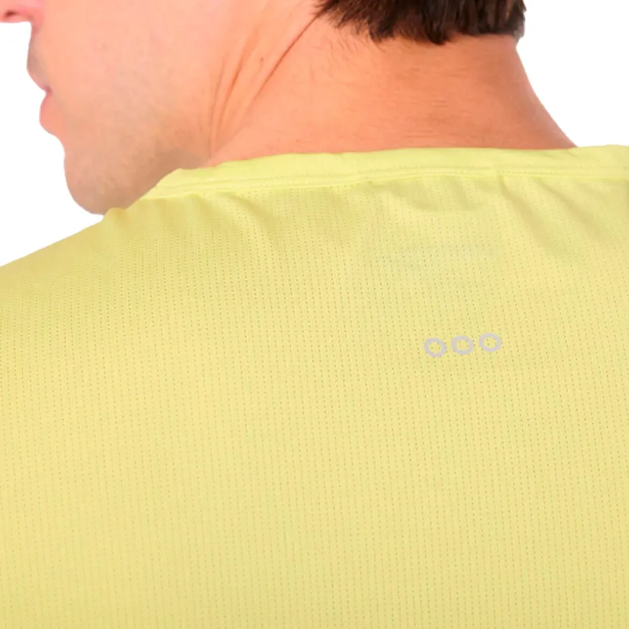 Imagen 3 de 4 de Remera Saucony Manga Corta Stopwatch Graphic-AMARILLO/NEGRO