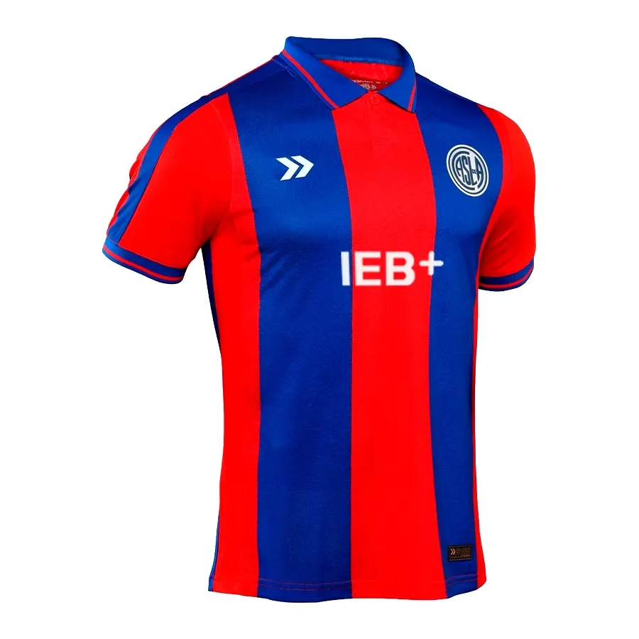 Imagen 1 de 9 de Camiseta Atomik Titular San Lorenzo 25/26-ROJO/AZUL