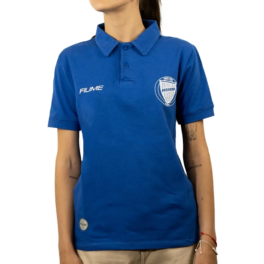 Imagen 0 de 5 de Remera Fiume Sport Polo Dama Godý Cruz-AZUL/BLANCO