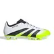 botines-adidas-predator-club-terreno-fg-BLANCO/VERDE FLUOR/NEGRO