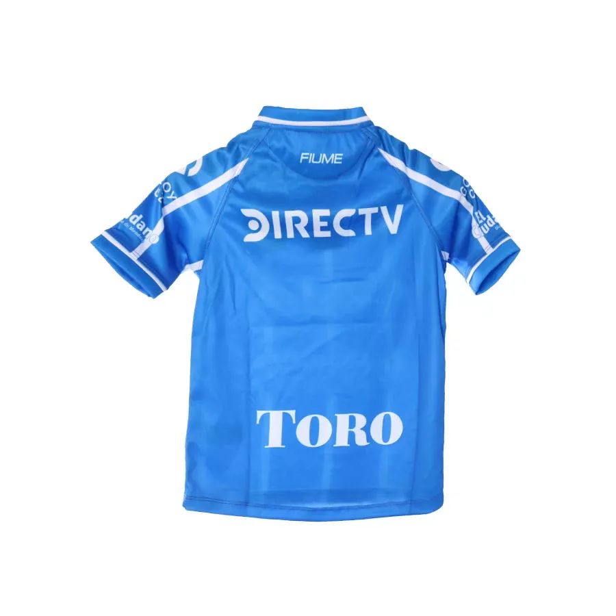 Imagen 1 de 2 de Camiseta Fiume Sport Godoy Cruz Oficial Kids-AZUL FRANCIA