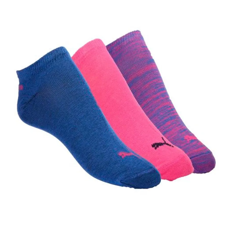 Imagen 0 de 1 de Medias Puma Invisible Pack X3-AZUL/FUCSIA