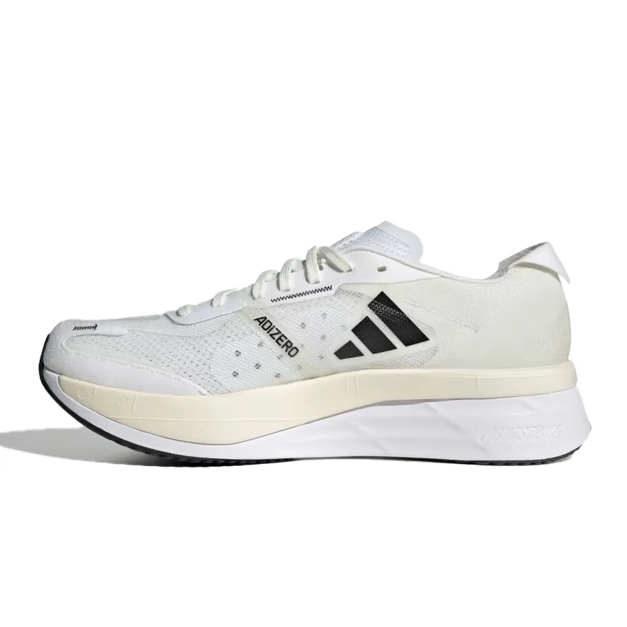 Imagen 2 de 9 de Zapatillas adidas Adizero Boston 11-BLANCO/NEGRO/NATURAL