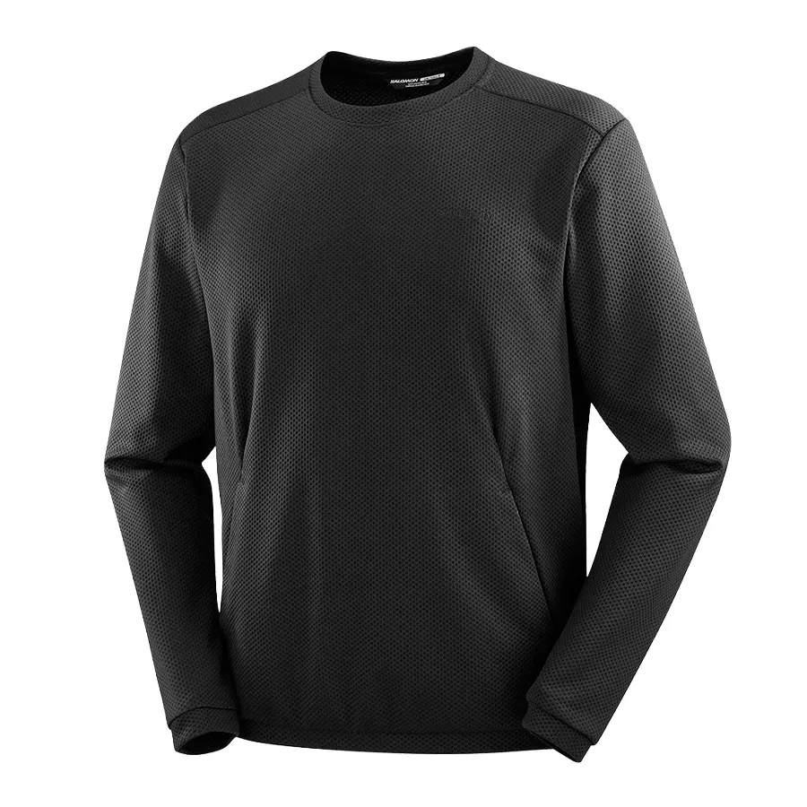 Imagen 2 de 8 de Buzo Salomon Motomesh Crewneck-NEGRO