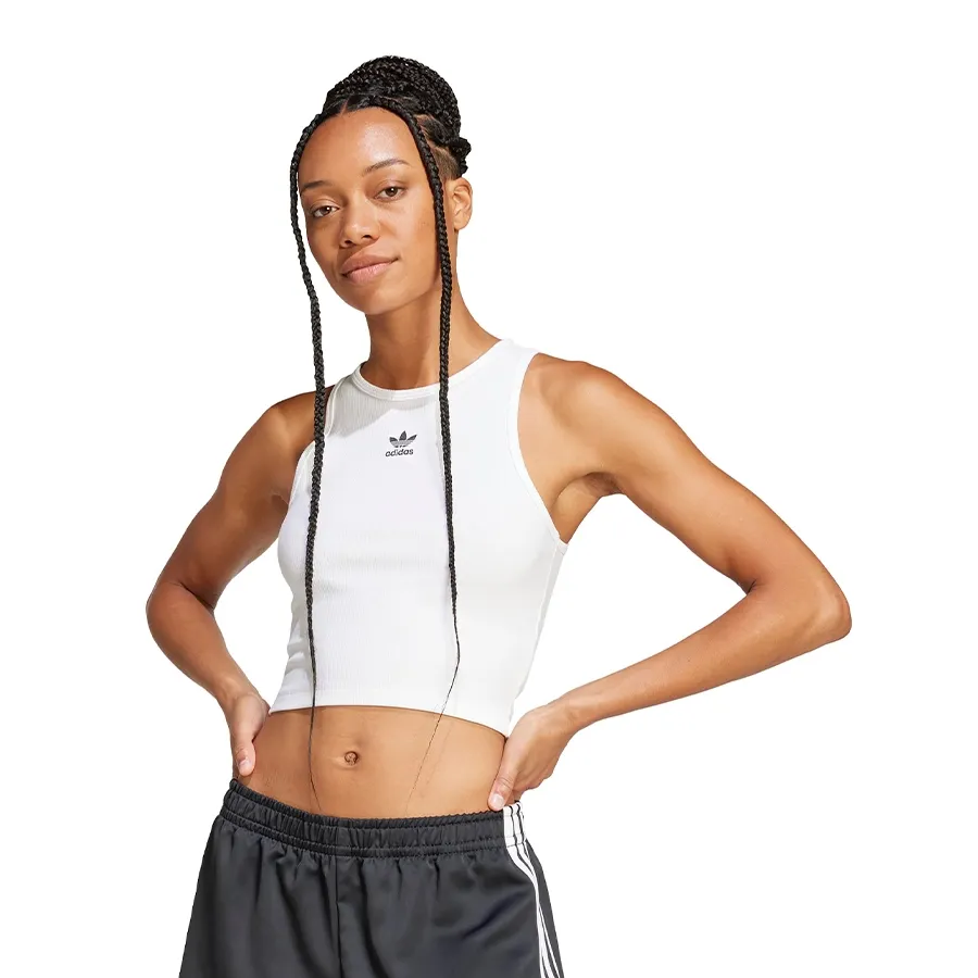 Imagen 1 de 6 de Musculosa adidas originals Essentials Rib-BLANCO