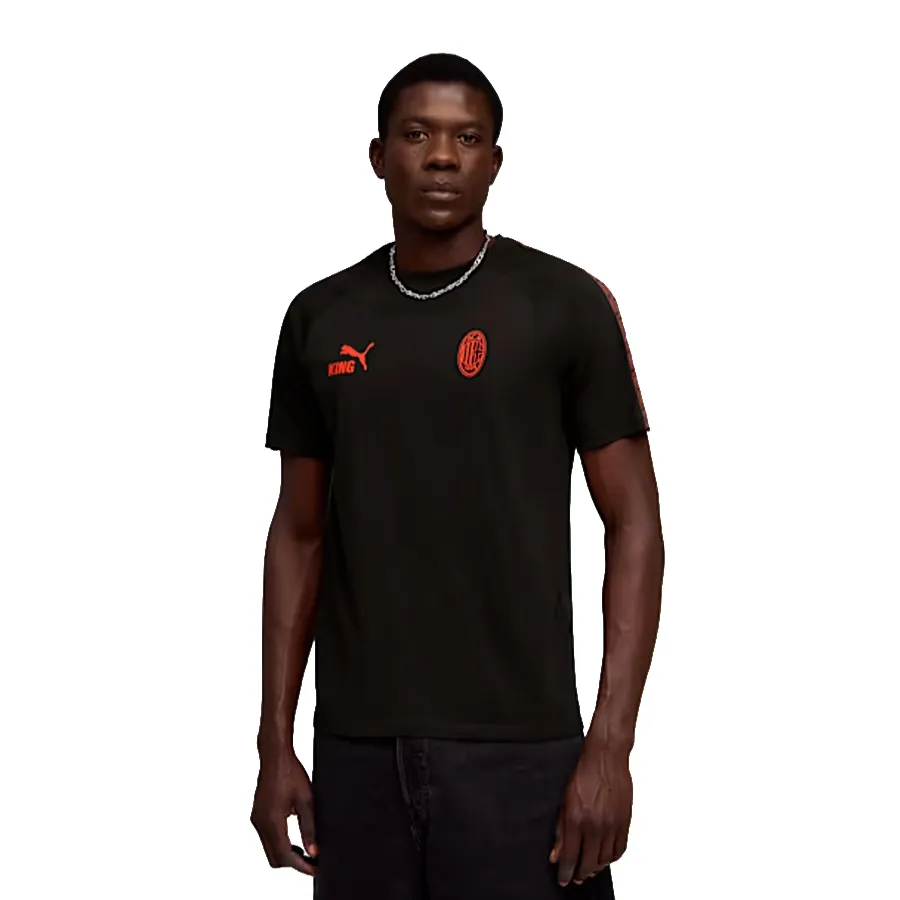 Imagen 0 de 4 de Remera Puma AC Milan King-NEGRO/ROJO