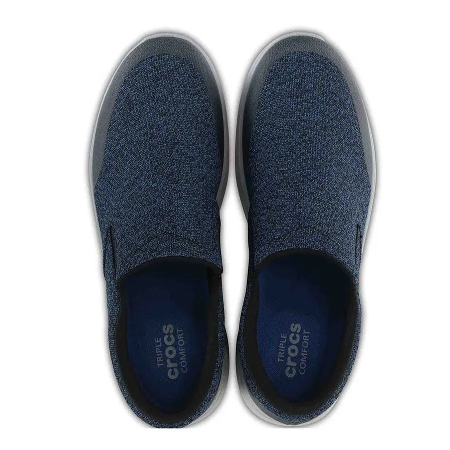 Imagen 2 de 4 de Zapatillas Crocs Kinsale Static Slip On-AZUL/NEGRO