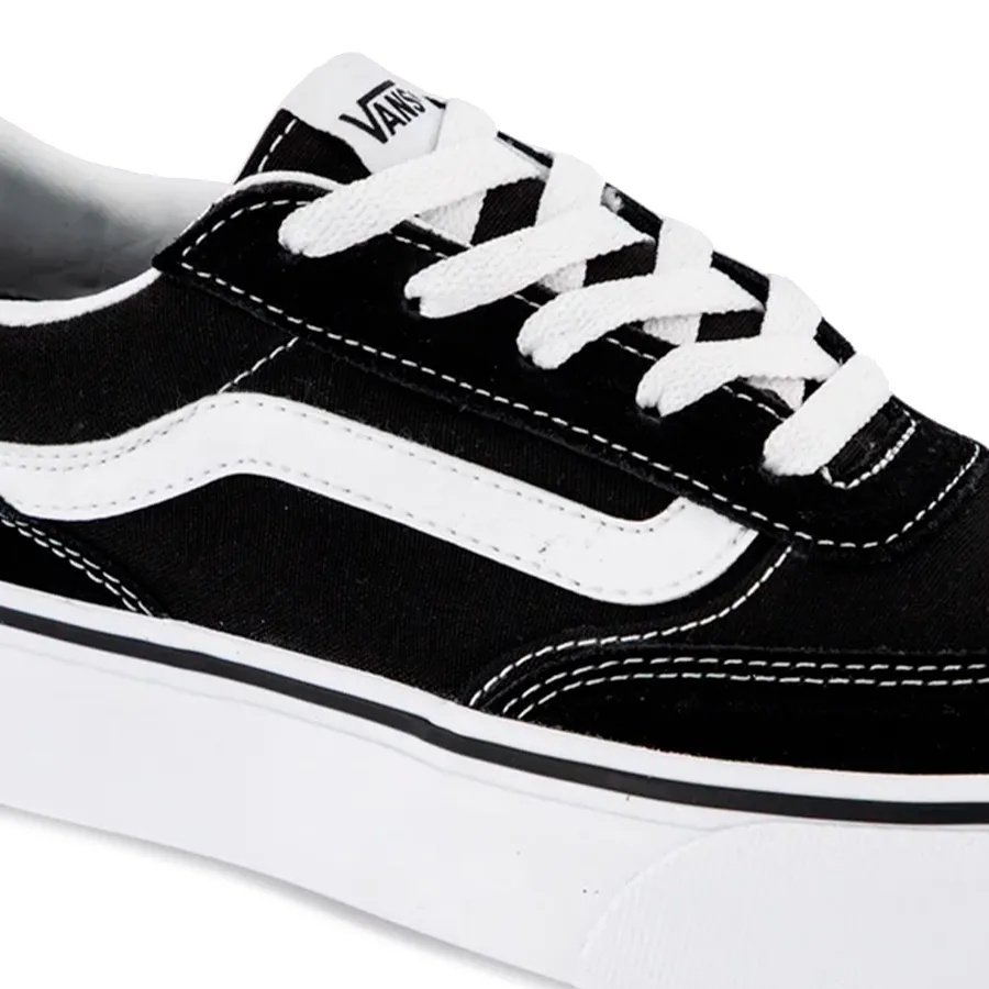 Imagen 3 de 5 de Zapatillas Vans Brooklyn Ls Platform-NEGRO/BLANCO