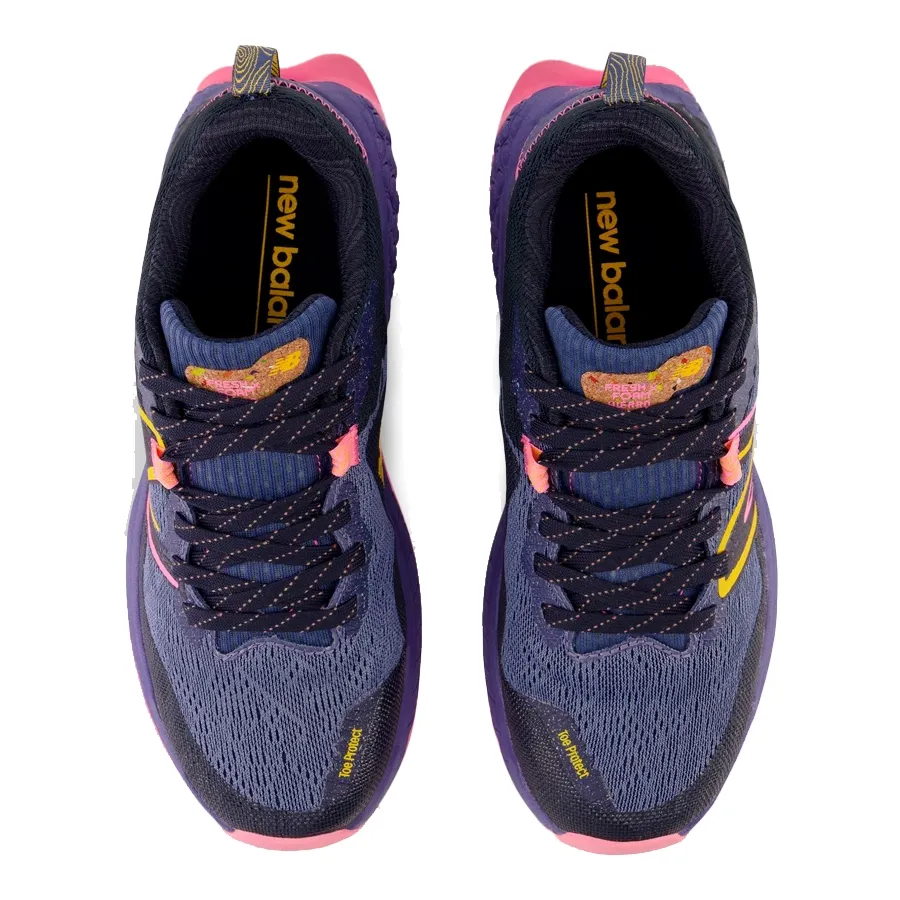 Imagen 3 de 6 de Zapatillas New Balance Fresh Foam X Hierro v7-LILA/ROSA/AMARILLO