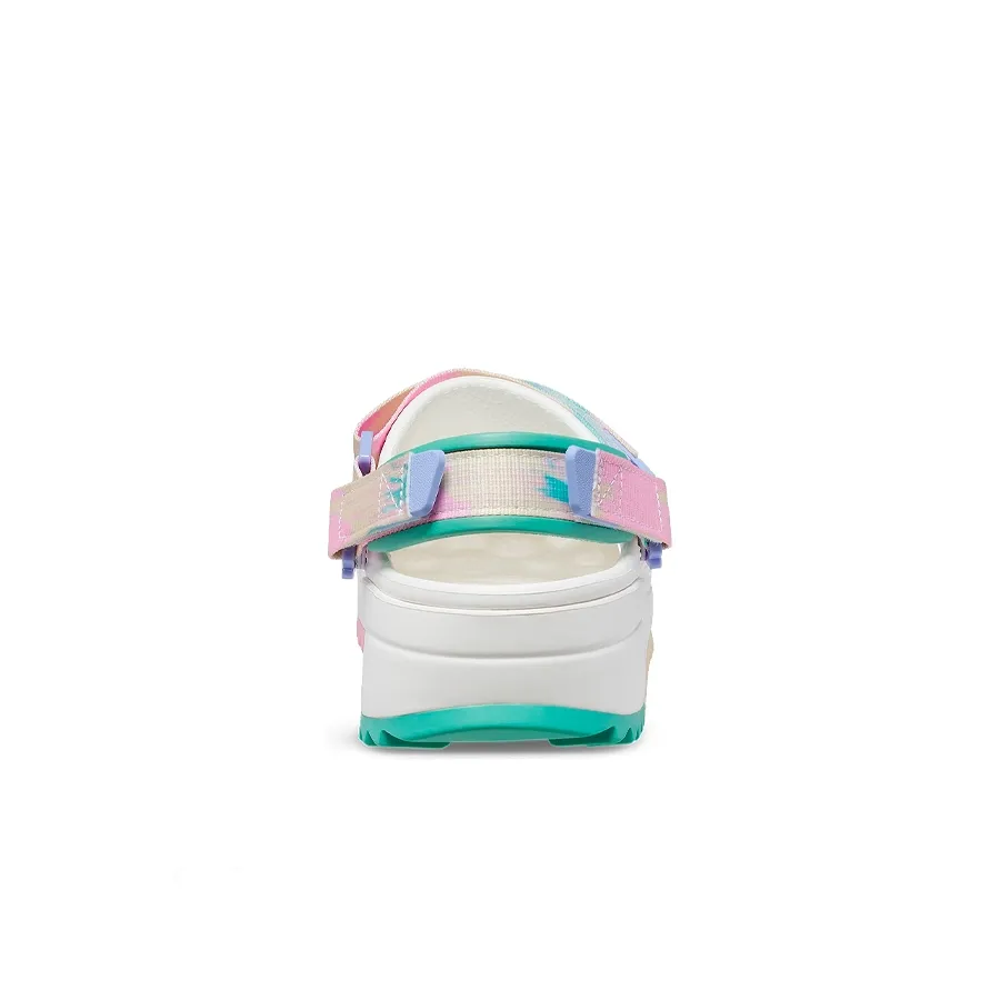 Imagen 3 de 7 de Sandalias Crocs Classic Hiker Clog-BLANCO/VERDE/LILA