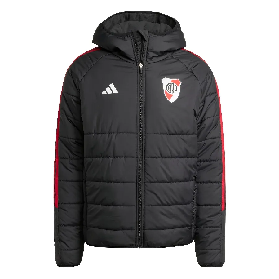 Imagen 1 de 5 de Campera adidas de Invierno River Plate Tiro 25-NEGRO/ROJO