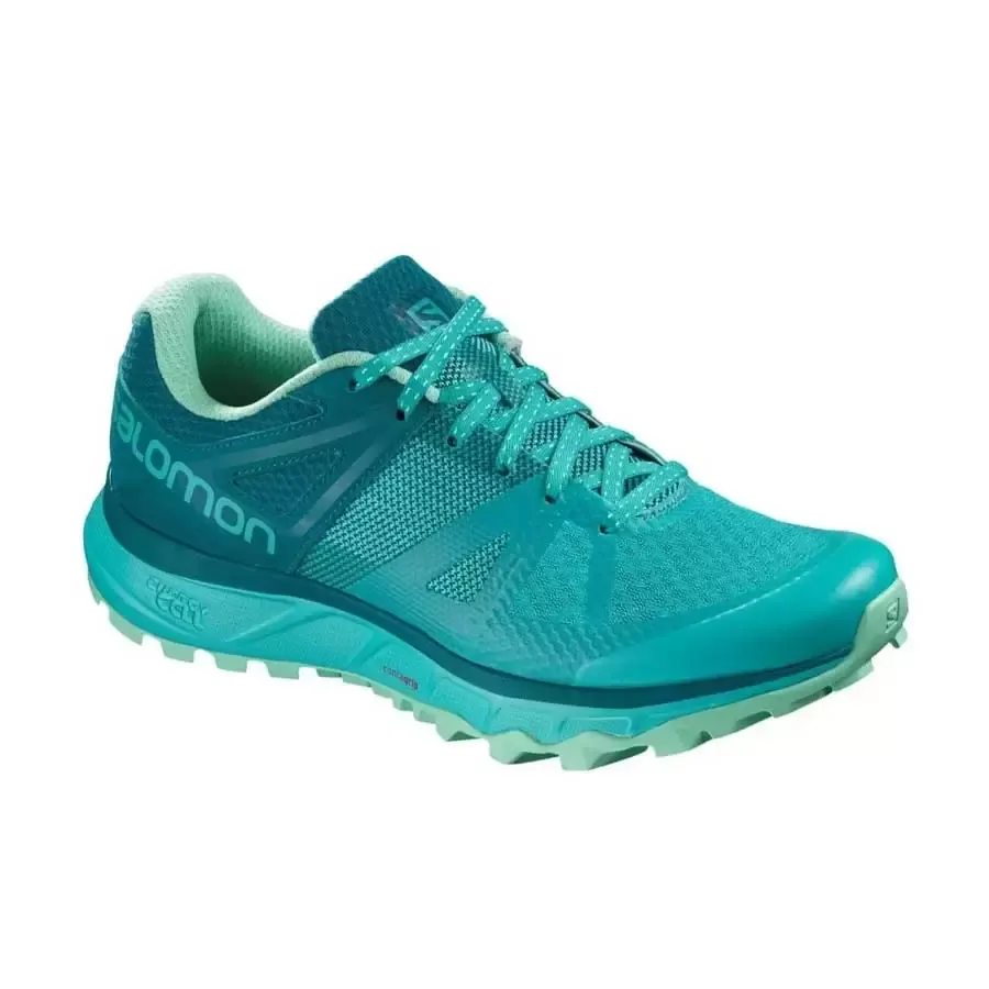 Imagen 2 de 3 de Zapatillas Salomon Trailster W-AQUA/VERDE